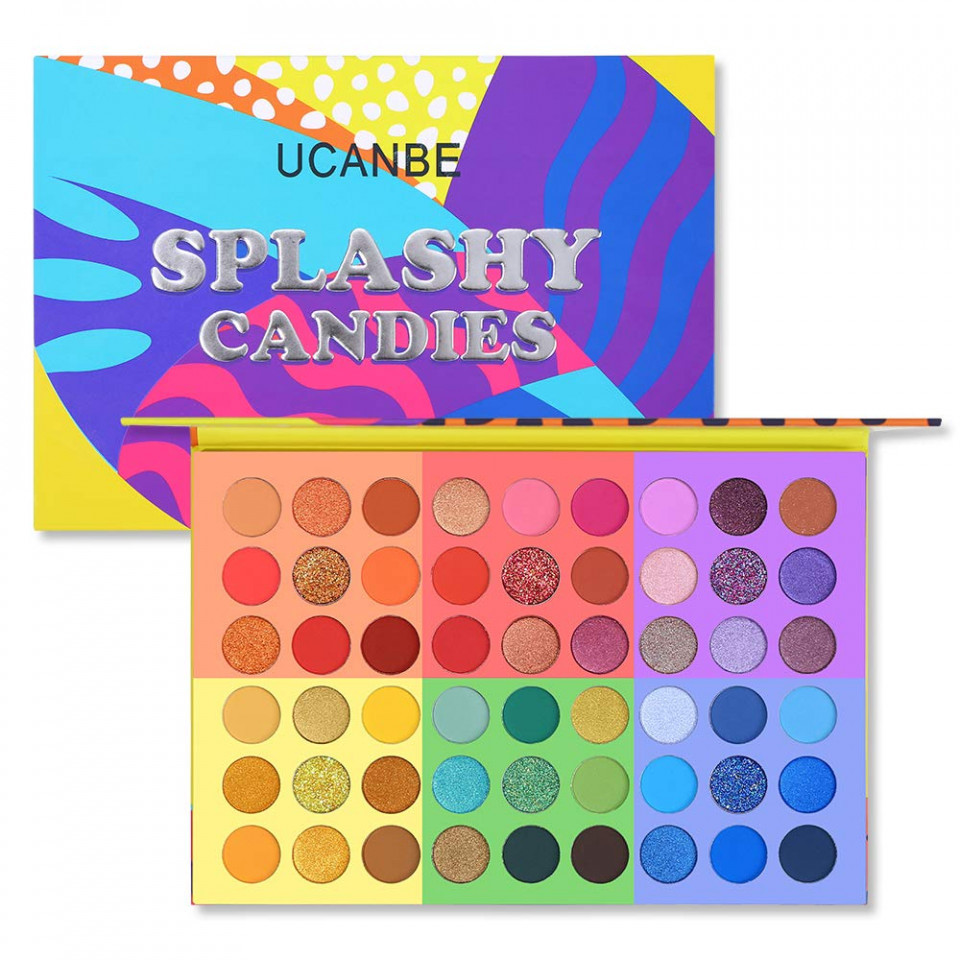 Trusa farduri de ochi ucanbe splashy candies