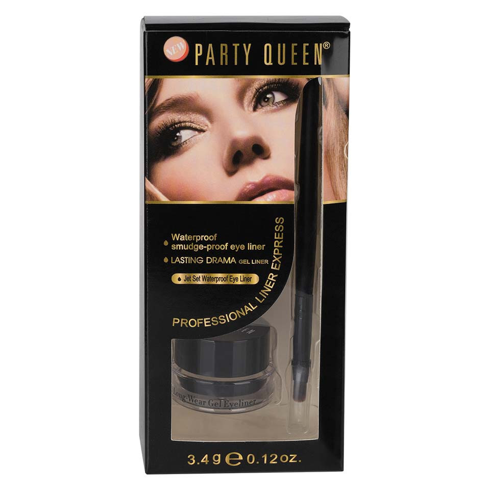 Tus de ochi gel Party Queen Professional Liner Express, Nuanta Negru - 1 | YEO