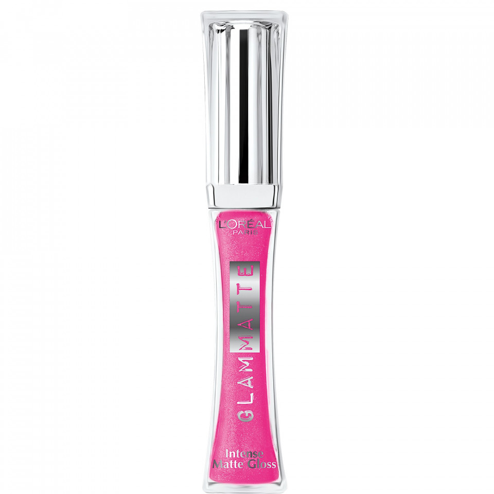 Luciu de buze loreal glam matte, nuanta 512 fuschia flare