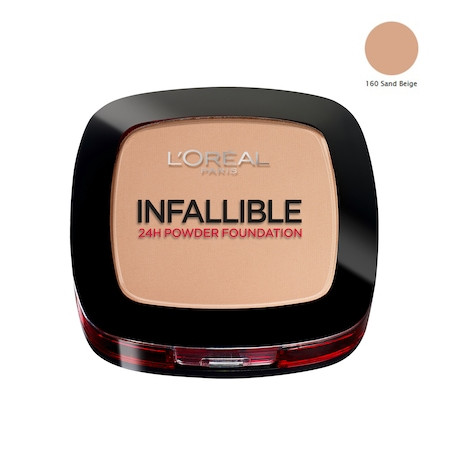 Pudra de fata Loreal Infallible 24H Matte Powder, 160 Sand Beige