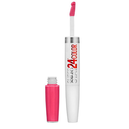 Ruj de buze rezistent la transfer Maybelline Superstay 24H 140 Roaring Rose