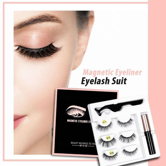 Set Gene False Beauty Belongs To You Eyeliner Eyelash Suit