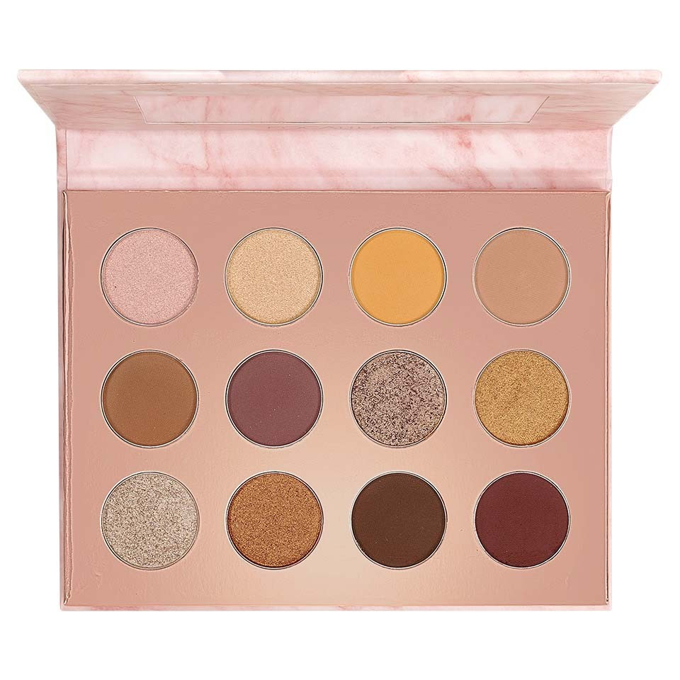 Trusa 12 farduri de pleoape focallure the pink collection