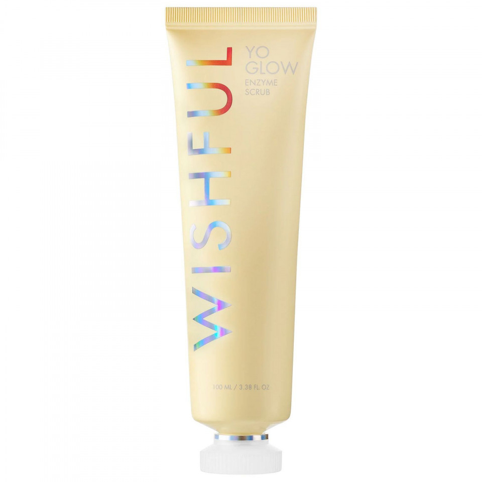 Exfoliant pentru fata Wishful By HUDA Yo Glow Enzyme Scrub