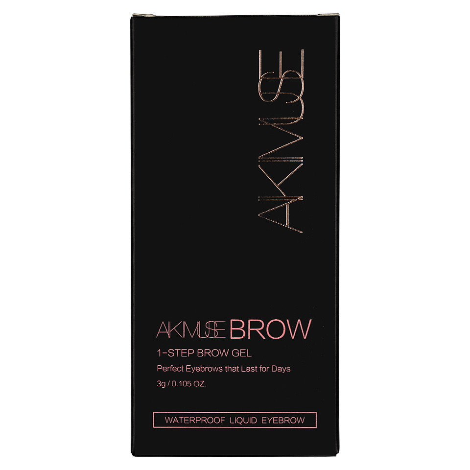 Gel fixare sprancene AIKIMUSE Brow Gel, Nuanta Black Brown - 1 | YEO