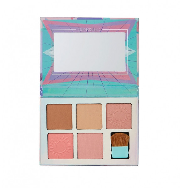 Paleta 5 pudre de fata sunkissed carnival crush cheek palette
