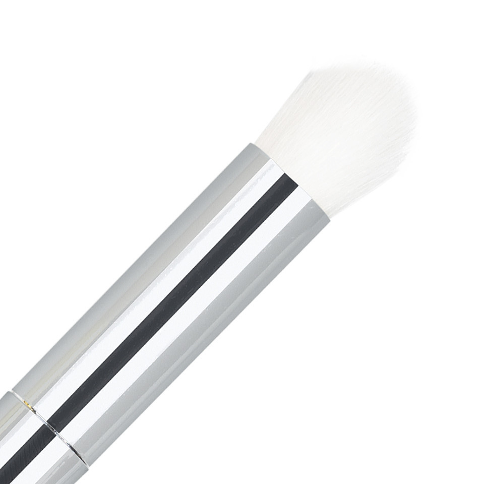 Pensula aplicare fard, makeup, blending brush, silver