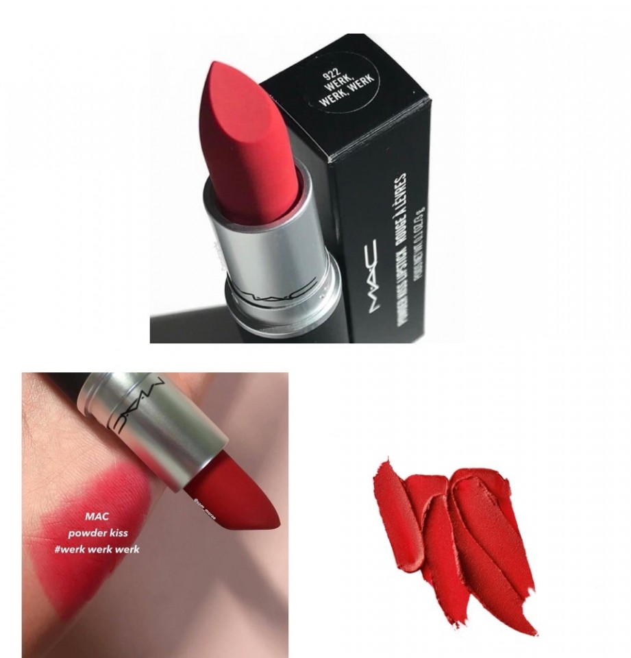 Ruj De Buze Mac Powder Kiss Lipstick 922 Werk Werk Werk