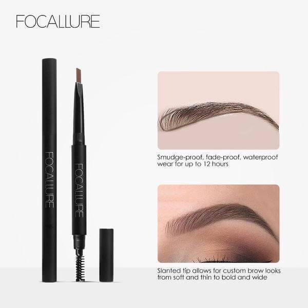 Creion sprancene + perie Focallure Brows Pen