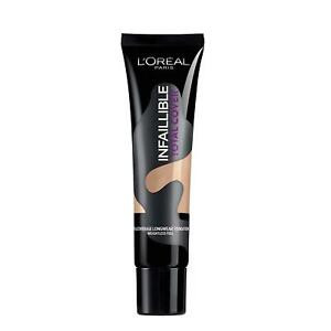 Fond de ten Loreal Infallible Total Cover Full Coverage fata si corp Nuanta 13 Beige Rose