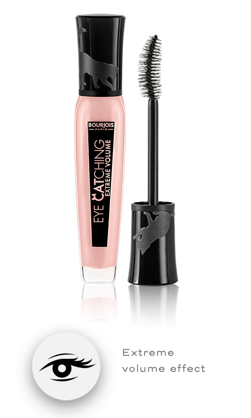Rimel gene Bourjois Eye Catching Extreme Volume Mascara, Negru