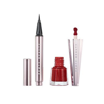 Set Eyeliner + Ruj de buze Fenty Lil Fly Stunna Travel Size