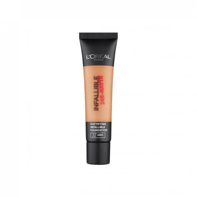 Fond de ten loreal infallible 24h mattifying, nuanta 32 amber