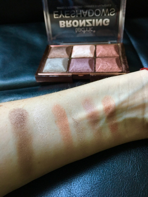 Paleta 6 farduri de ochi Technic Colour Max Bronze