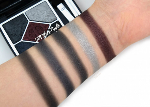 Paleta farduri de pleoape Dior 5 Couleurs Couture 089 Black Night