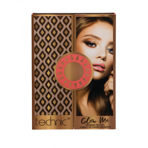 Paleta pudre, iluminatoare, blush Technic Glow Me Bronzing Palette