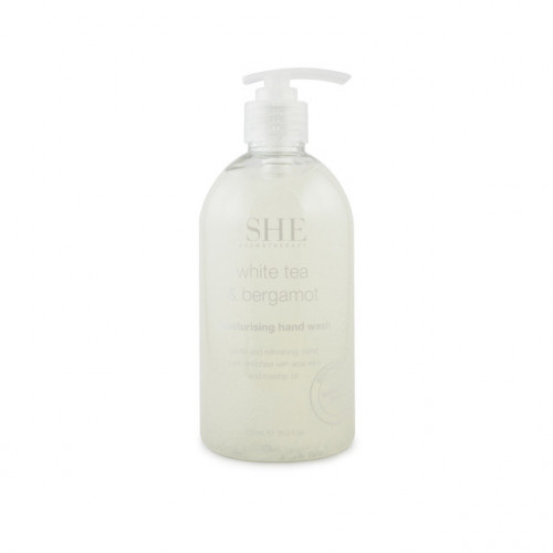 Sapun lichid de maini Om She Aromatherapy White Tea & Bergamot Hand Wash, 500 ml
