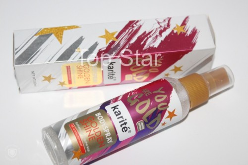 Spray de corp cu sclipici / glitter BodySpray Golden Shine