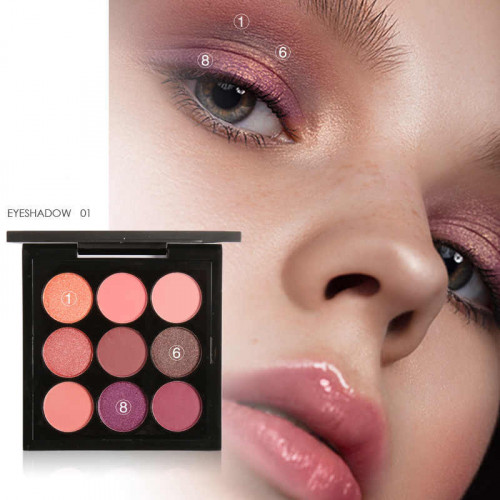 Trusa fard de ochi 9 culori Focalure Eyes Eyashadow 01