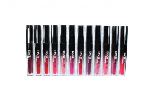 Set 12 Rujuri de buze lichide, Makeup, Favorbeauty