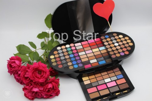 Trusa machiaj 130 farduri make up Miss Rose Brilliant Palette