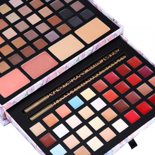 Trusa profesionala machiaj Miss Rose Deluxe Portfolio