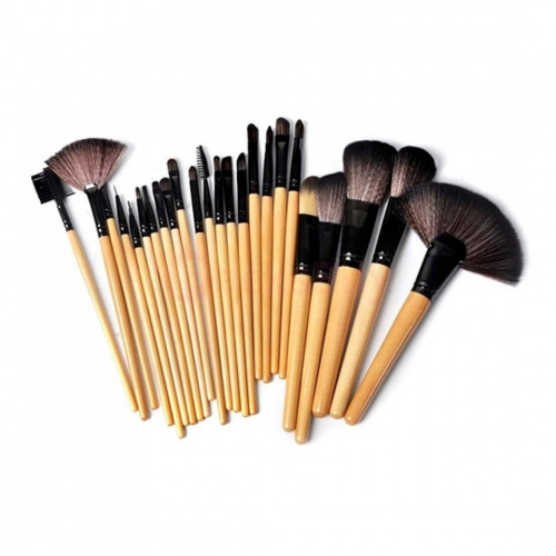 Pachet Promo: Trusa Profesionala Machiaj Miss Rose 190 Culori + Set 24 Pensule Machiaj + Borseta