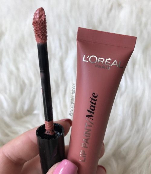Ruj de buze + Creion contur L'Oreal Lip Kit Paint 209 Nude on Fleek