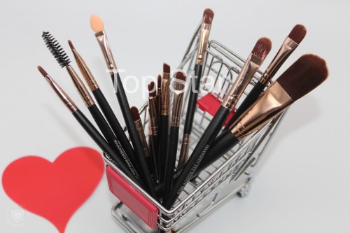 Set pensule machiaj 15 pensule make up