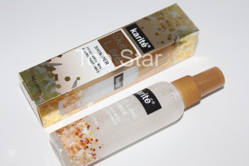 Spray de corp cu sclipici Karite