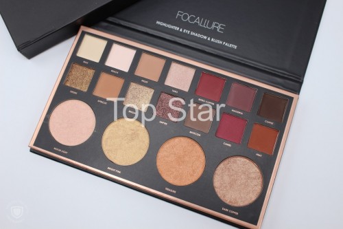 Trusa farduri + iluminator Focallure Highlighter + Eyeshadow + Blush