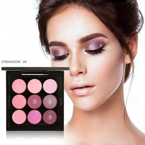 Trusa machiaj 9 farduri de ochi Focallure Eyes Eyeshadow 04