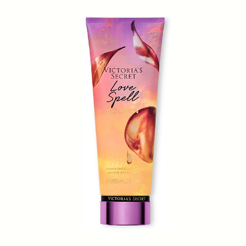 Lotiune de corp parfumata, Victoria's Secret, Love Spell Golden, Honeyed Vanilla & Sparkling Nectarine, 236 ml