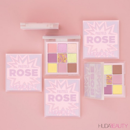 Paleta farduri de pleoape Huda Beauty Pastels Rose