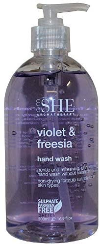 Sapun lichid de maini Om She Aromatherapy Violet & Freesia Hand Wash, 500 ml