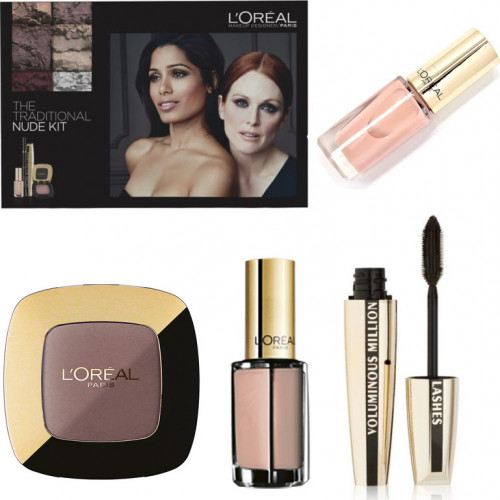 Set machiaj Loreal The Traditional Nude Kit