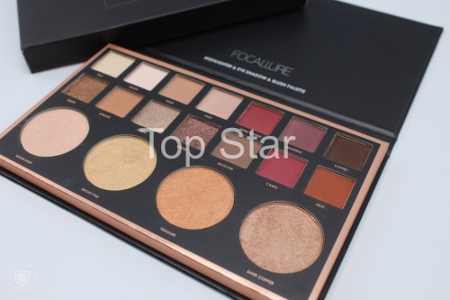 Trusa farduri + iluminator Focallure Highlighter + Eyeshadow + Blush