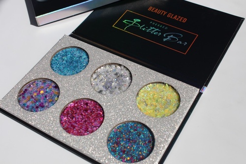 Trusa machiaj 6 glitter ochi si fata Pressed Glitter Bar