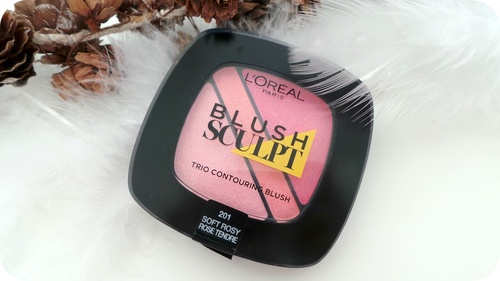 Fard de obraz Loreal Blush Sculpt Nuanta 201 Soft Rosy