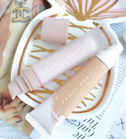 Pachet Fenty Beauty : Fond de ten + Baza de machiaj Primer pentru fata