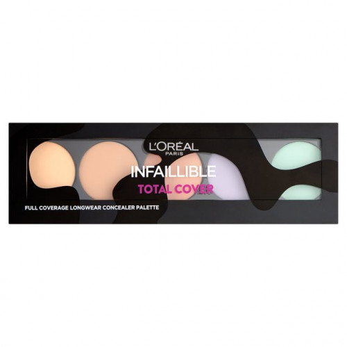 Paleta corectoare Loreal, Total Cover, Full Coverage, 5 culori