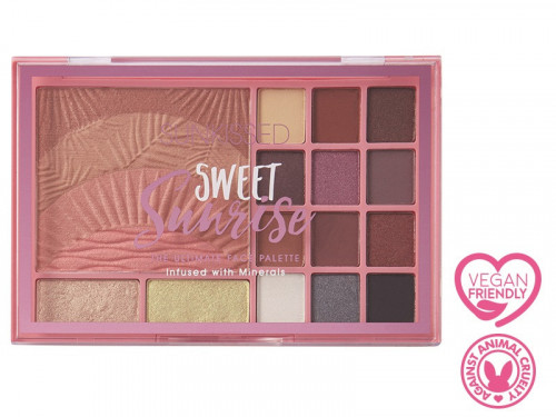 Paleta farduri de ochi si obraz Sunkissed Sweet Sunrise Face Palette