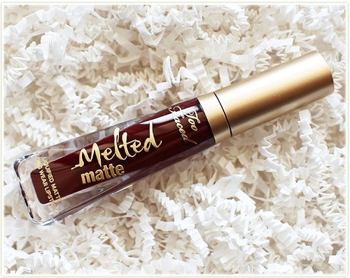 Ruj lichid mat Too Faced Melted Matte Nuanta Drop Dead Red