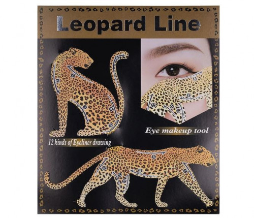 Sabloane eyeliner, Makeup, Leopard Line