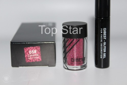 Glitter ochi + adeziv Glitter Gel Eyeshadow 05 Carmine