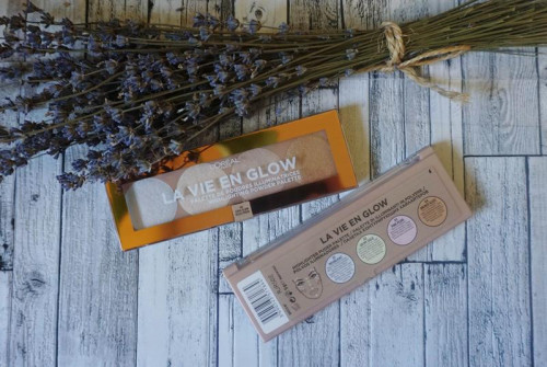 Paleta pudre iluminatoare Loreal La Vie En Glow Highlighting 02 Cool Glow