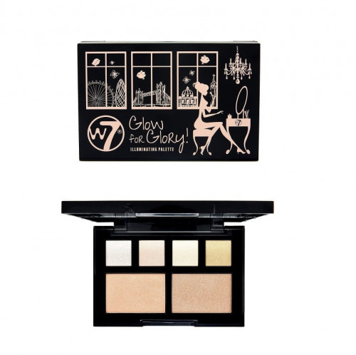 Paleta pudre iluminatoare W7 Glow For Glory