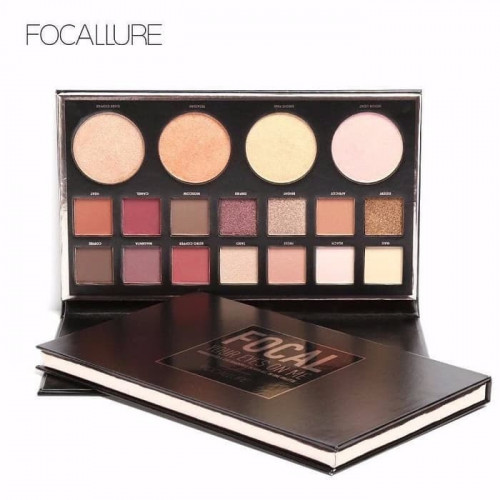 Trusa farduri + iluminator Focallure Highlighter + Eyeshadow + Blush