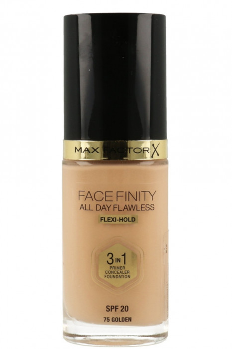 Fond de ten Max Factor Facefinity All Day 3 in1 Nuanta 75 Golden
