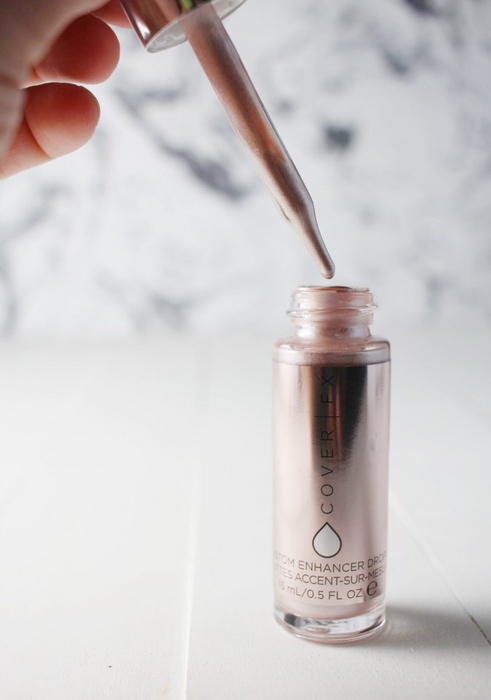Iluminator lichid pentru fata si corp CoverFX Drops Highlighter Nuanta Celestial